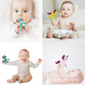 Food grade safe silicone silicone gigi molar unicorn mainan